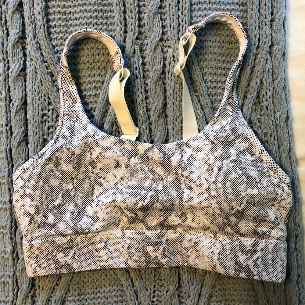 CNC Curves N Combat Boots Snakeskin Sports Bra